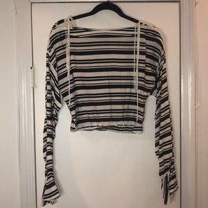 English Factory Long Sleeve Striped Top - Size M